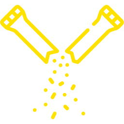 Icono stick soluble amarillo
