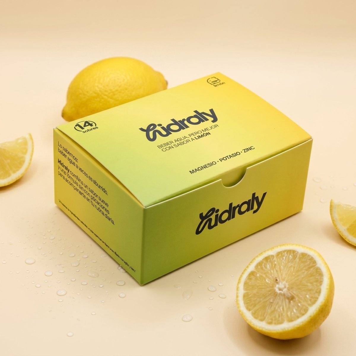 Hidraly Limón · 14 sobres hidratación diaria | Hidraly