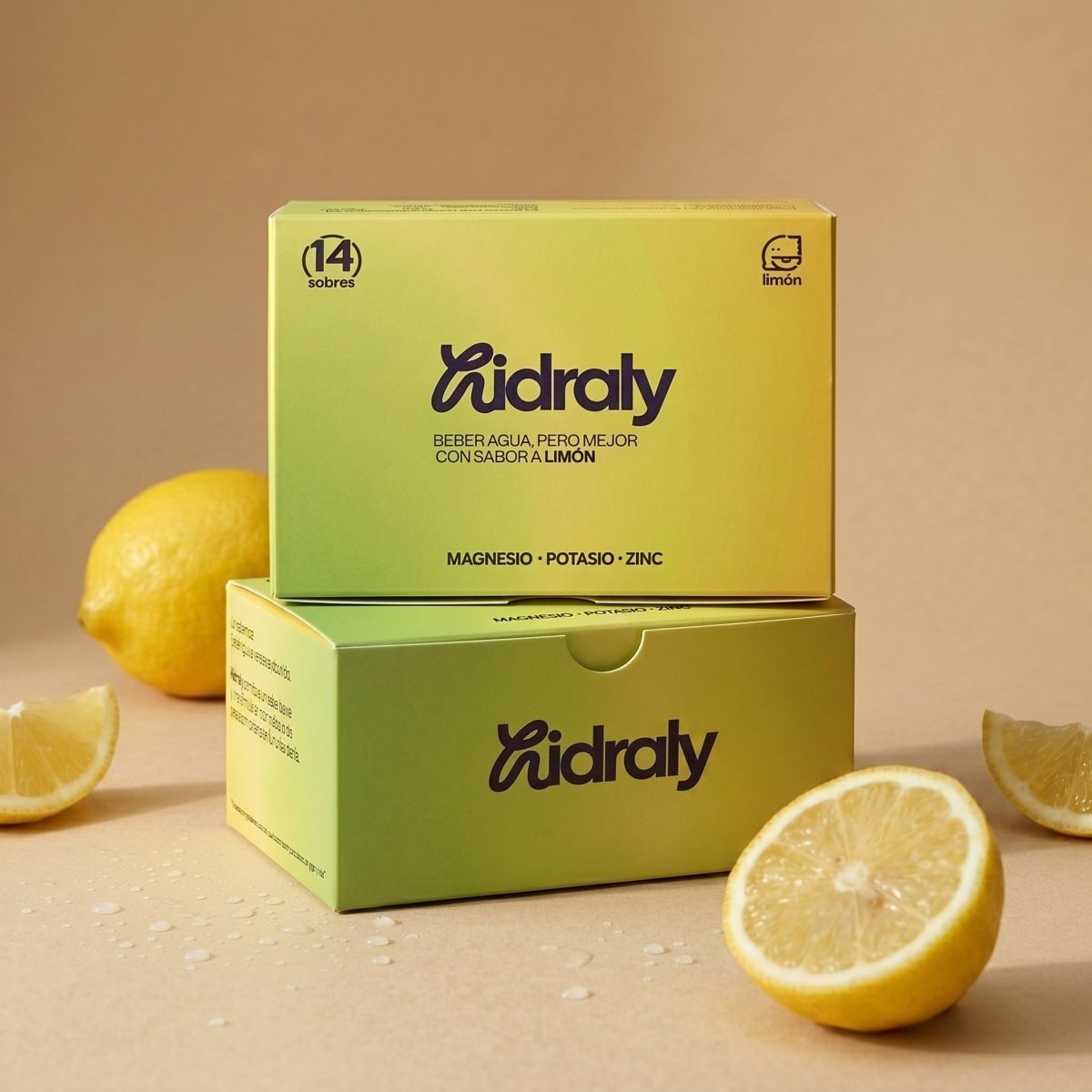 Hidraly Limón · 28 sobres hidratación diaria | Hidraly